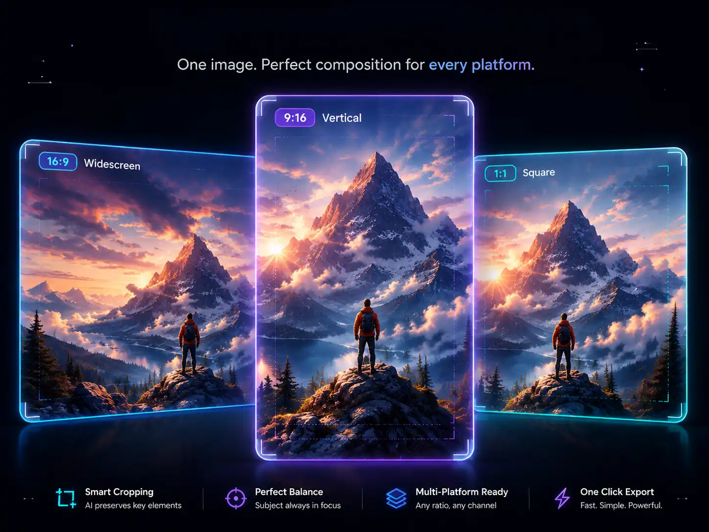 Multi-Ratio Output & Flexible Format Support