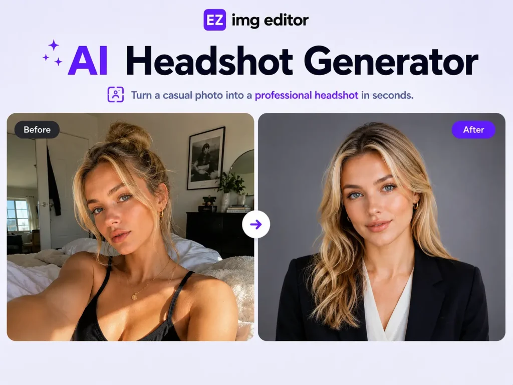 Turn Causul Photo into Pro Headshot in Seconds